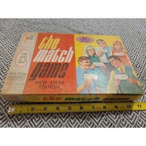 Vintage 1968 The Match Game Sixth Edition Board Game Milton Bradley